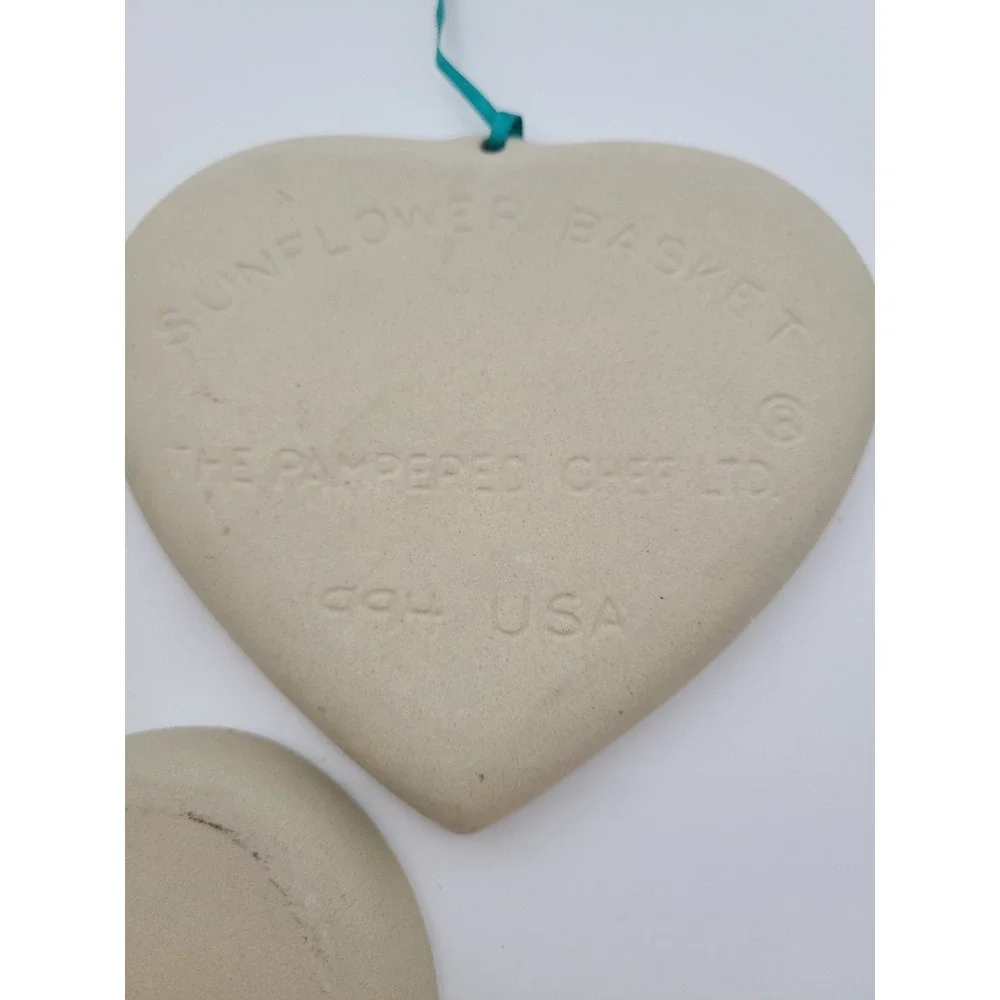 Pampered Chef Family Heritage Stoneware Cookie Molds. Vtg. Set of 3